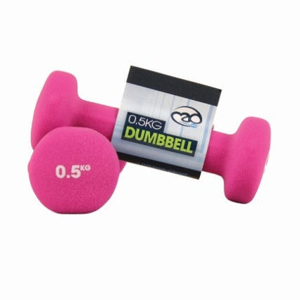 Fitness Mad Neoprene Dumbbells 0.5 Kg - Pink