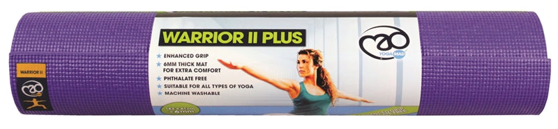 Fitness Mad Warrior II Yoga Mat 6mm