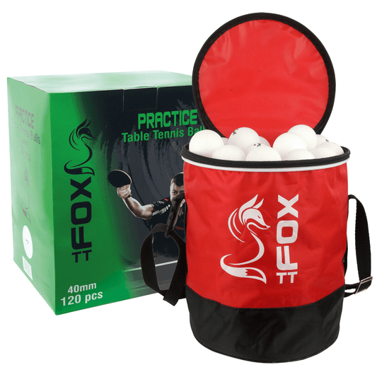 Fox TT Practice Table Tennis Balls & Bag Pack of 120