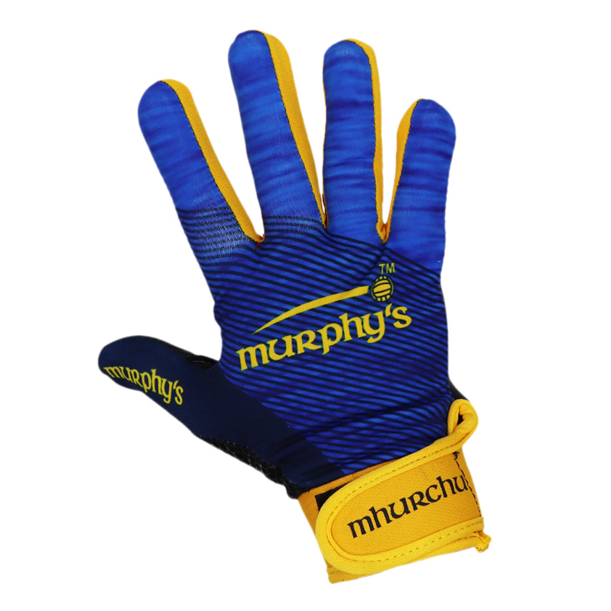 Murphy's Gaelic Gloves Junior in black with white logo, designed for sports and outdoor activities, made by Murphy's Sporting Goods.