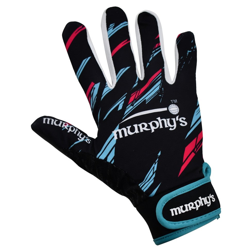 Murphy's Gaelic football gloves with latex grip, designed for enhanced grip and performance in sporting activities.