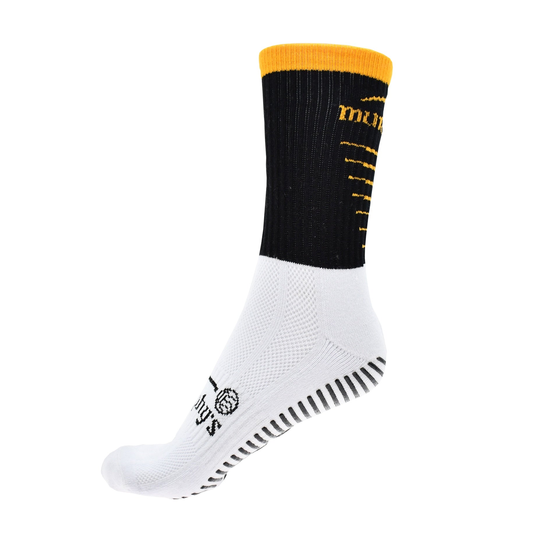 Murphy's Pro Mid Grip Socks for adults, athletic sporting goods with cushioned mid-length design and grip features for sports activities.