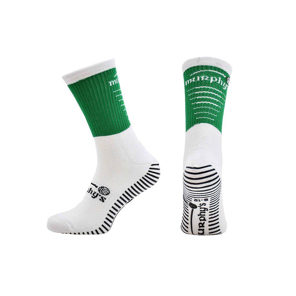Murphy's Pro Mid Grip Socks for adults with non-slip grip, designed for sports and athletic activities.