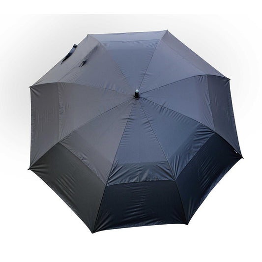 Masters TourDri GR 32-inch UV golf umbrella with large canopy, sturdy shaft, and vibrant design for outdoor golfing protection.