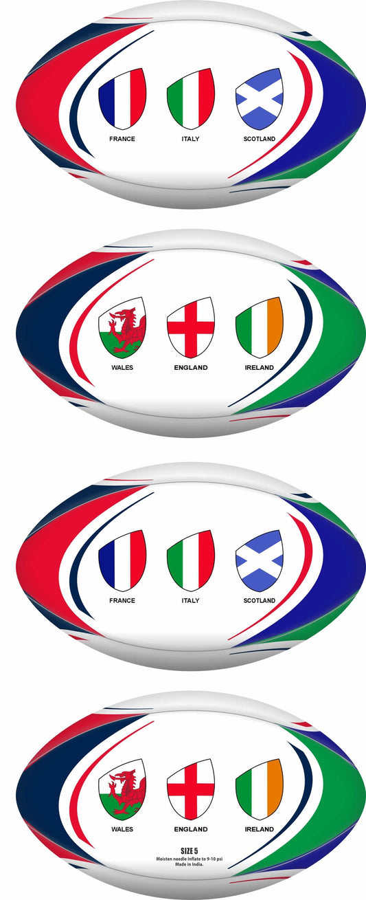 International Tournament Themed Rugby Ball