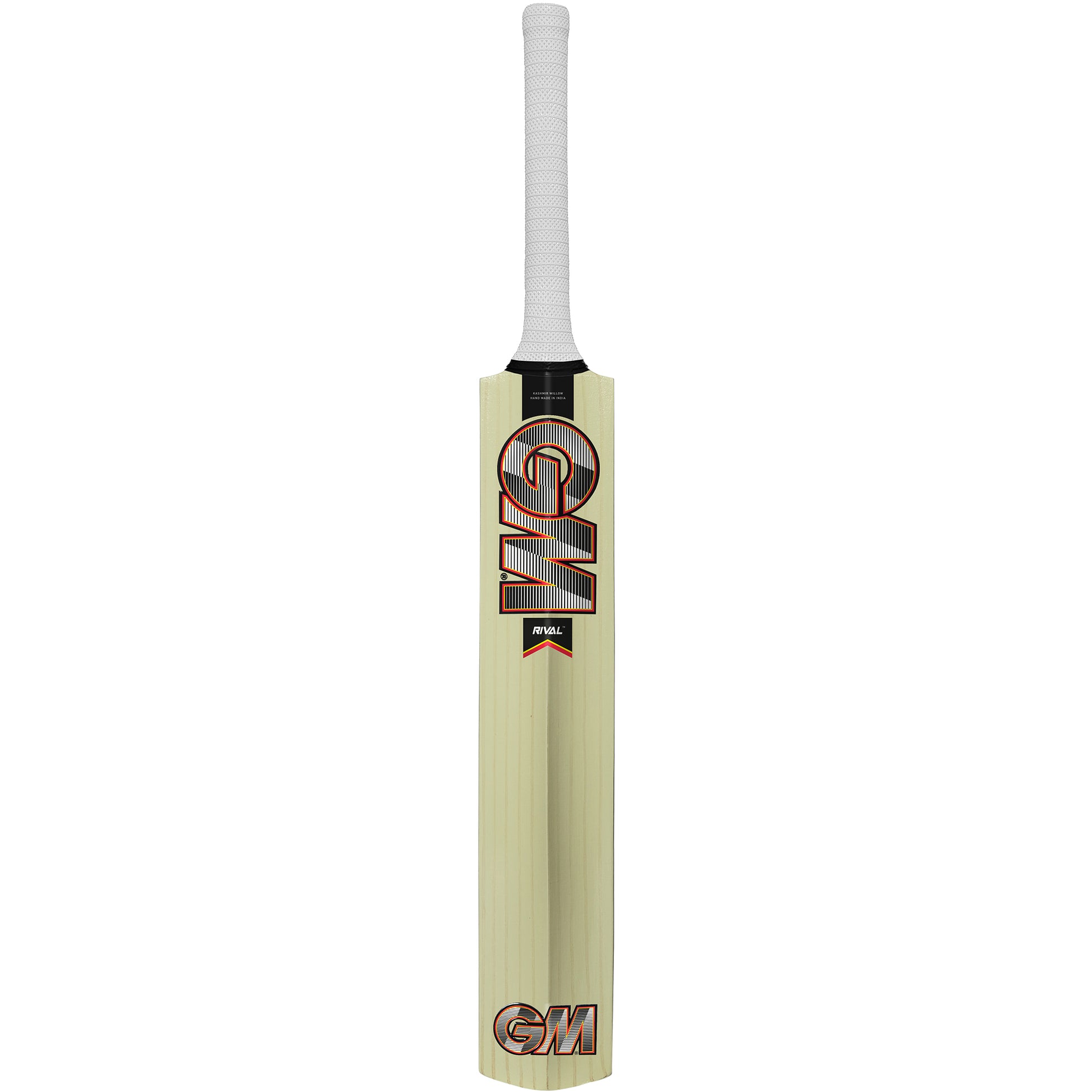 Gunn & Moore GM Cricket Bat Rival with polished wood finish and traditional handle, designed for cricket players.