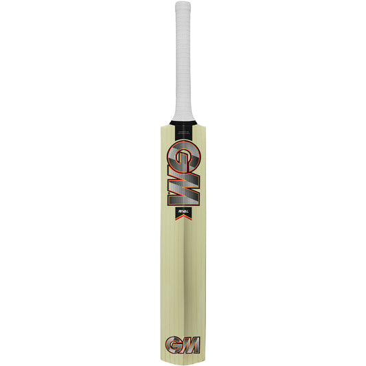 Gunn & Moore GM Cricket Bat Rival with polished wood finish and traditional handle, designed for cricket players.