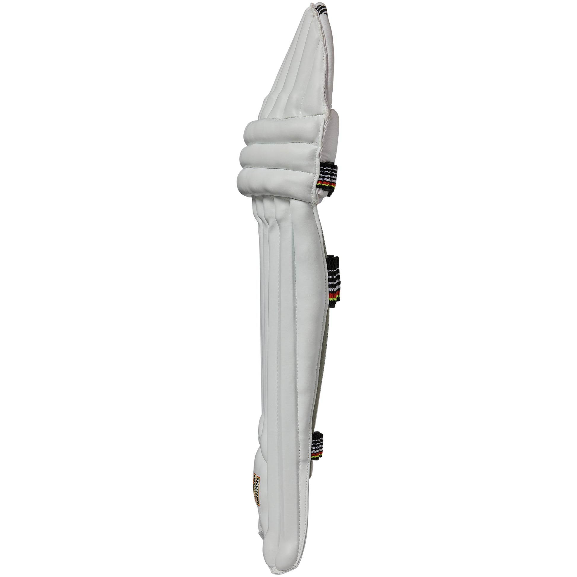 Junior cricket batting pads by Gunn & Moore Rival Ambi, padded leg guards with adjustable straps and protective gear for young players.