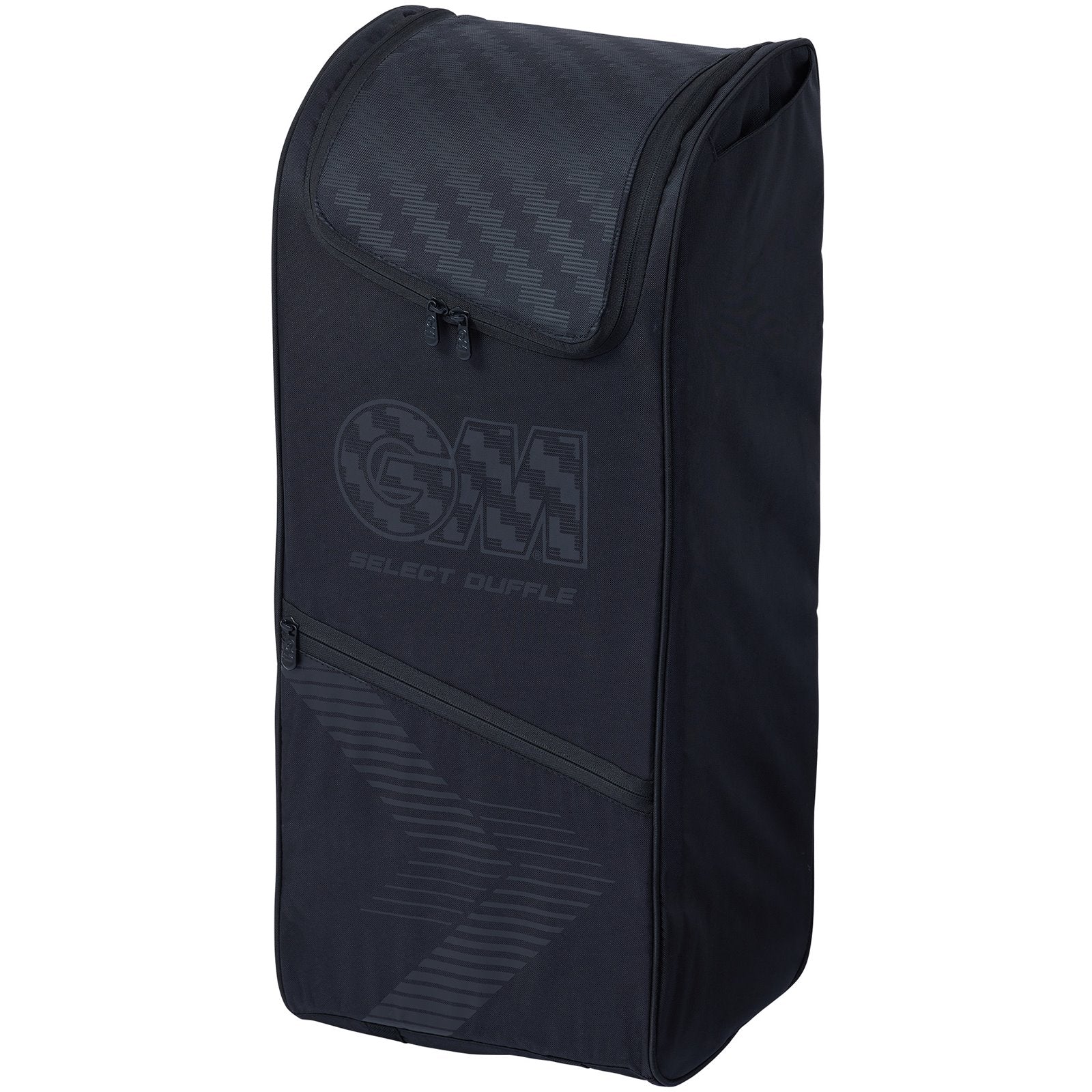 Black GM Cricket Bag Select Duffle by Gunn & Moore, featuring spacious design and sturdy handles for cricket gear storage.