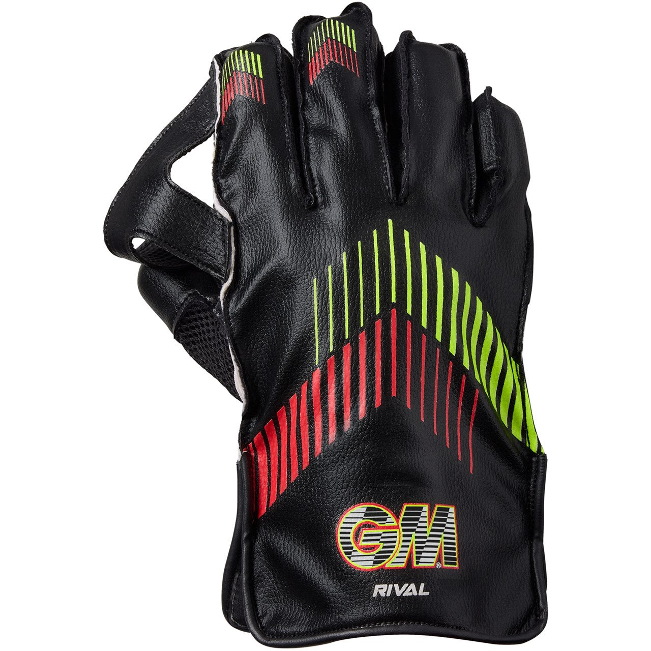 Gunn & Moore CRICKET GM Wicket Keeping Gloves Rival Small Junior, padded gloves with finger protection for young wicket keepers.