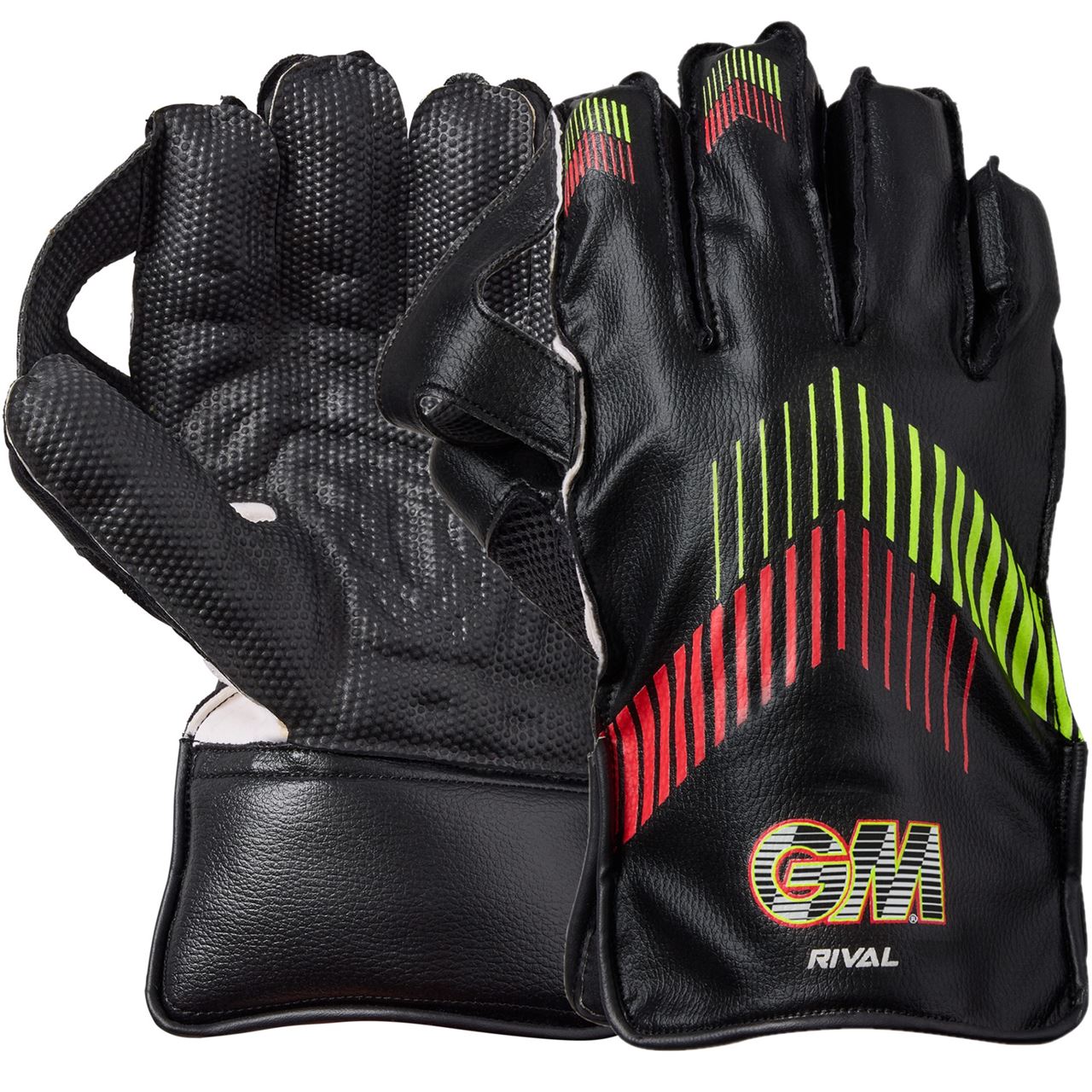 Gunn & Moore Junior Wicket Keeping Gloves for cricket, padded gloves with finger protection and adjustable straps