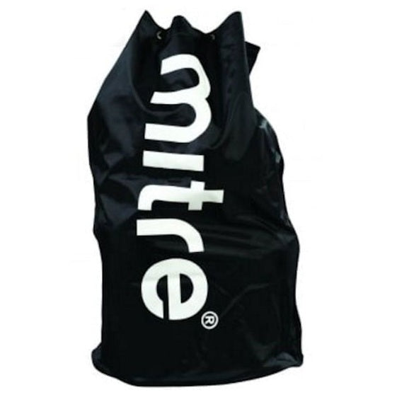Mitre Jumbo Ball Sack containing 20 footballs, showing a collection of footballs with the Mitre brand logo.