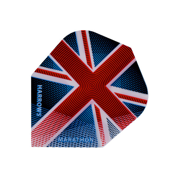 Harrows 100 Micron Marathon Flights Set for darts, featuring durable, high-precision flights in a set for improved accuracy and flight stability.