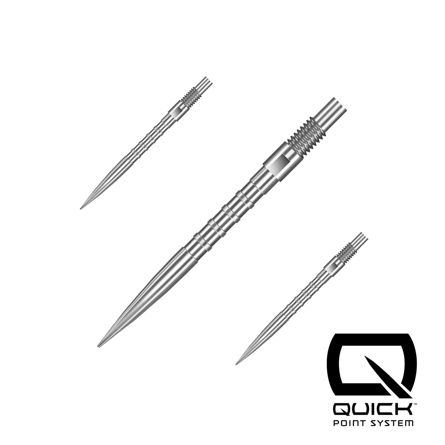 Harrows HM Grip Quick Point darts with textured grip and quick point design, ideal for precise throwing and enhanced control.