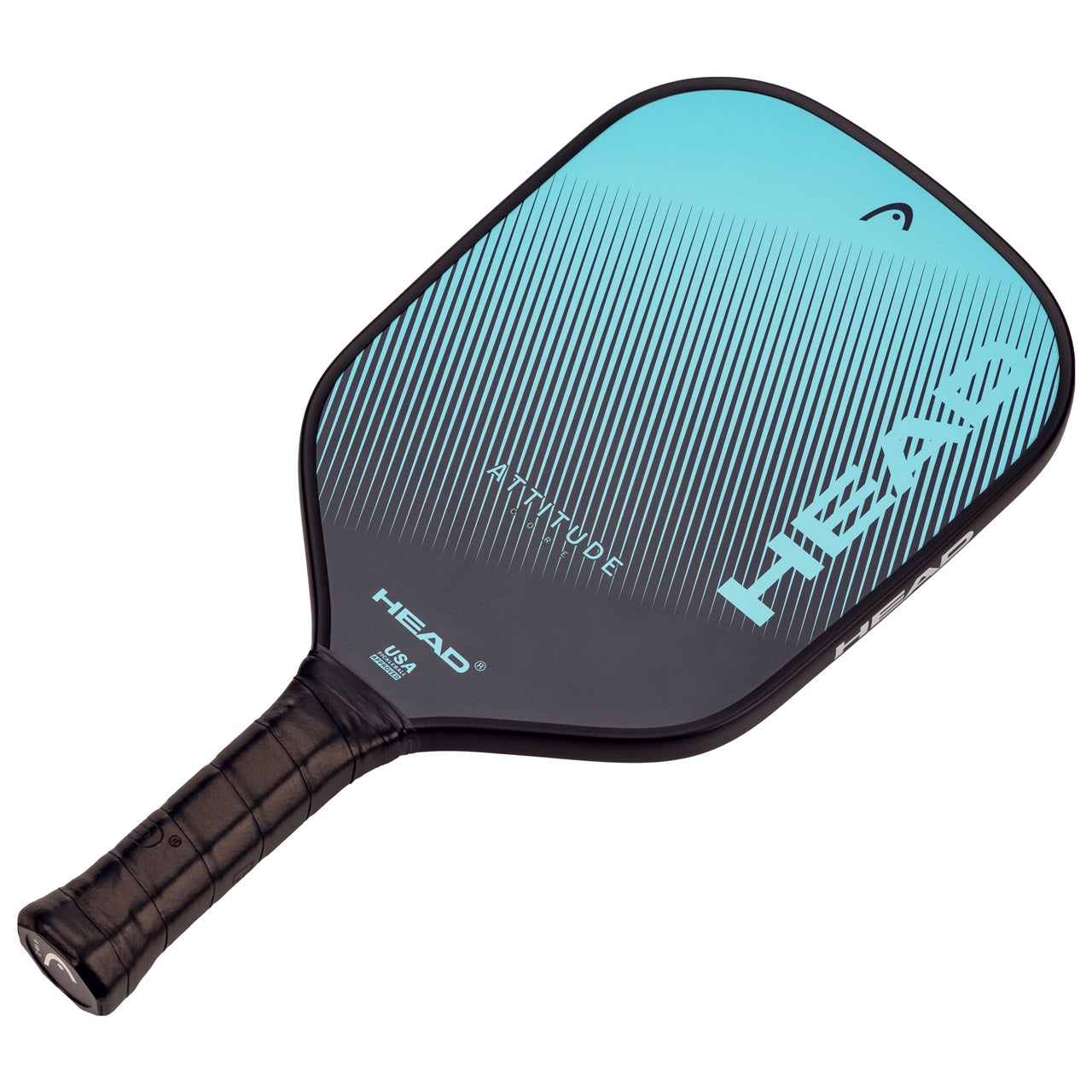 Head Pickleball Racket Attitude Core with ergonomic grip and vibrant design, ideal for recreational and competitive play.