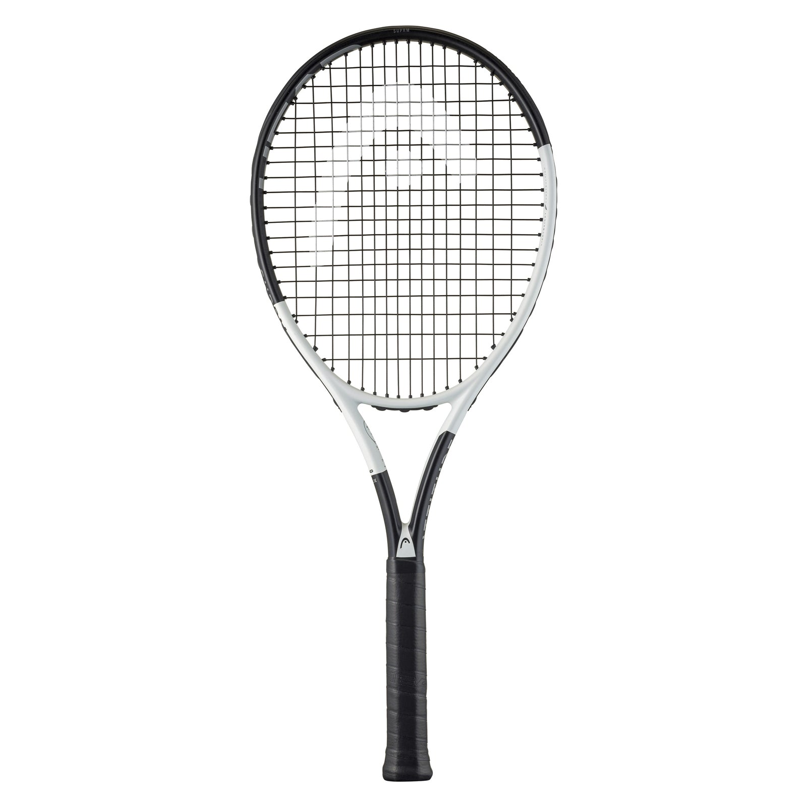 Head MX Attitude Supreme 27-inch tennis racket with grip size 3, showcasing its sleek frame and string pattern.