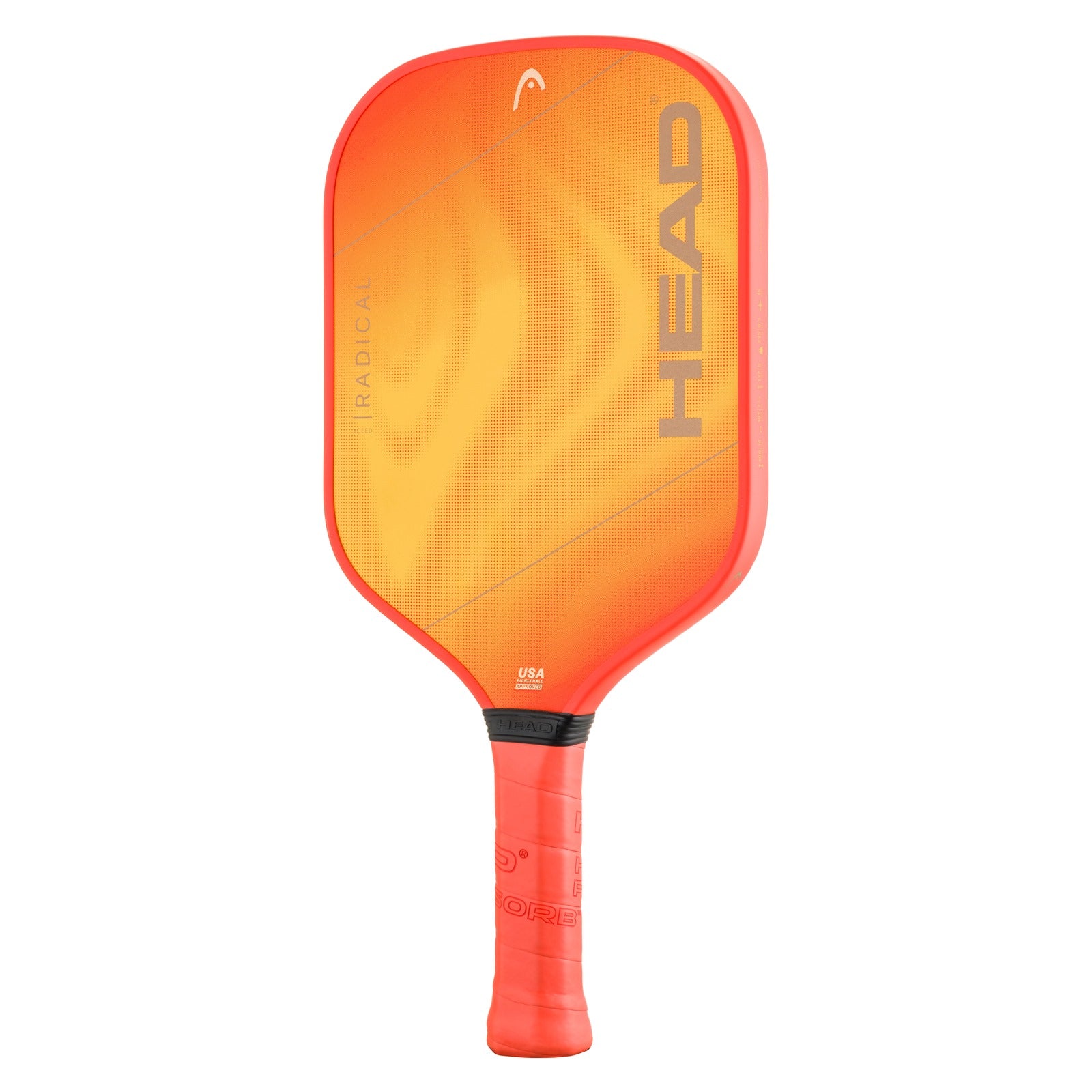 Head Radical Xceed pickleball racket with a sleek design, featuring a lightweight frame and grip suitable for all skill levels.