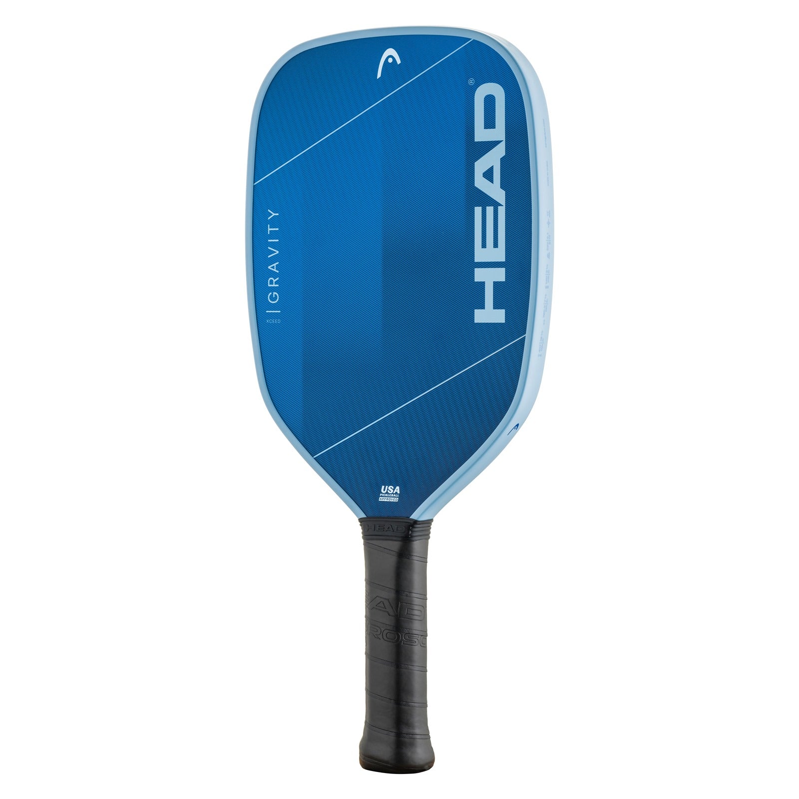 Head Pickleball Racket Gravity Xceed, lightweight pickleball paddle with grip, designed for powerful shots and control.