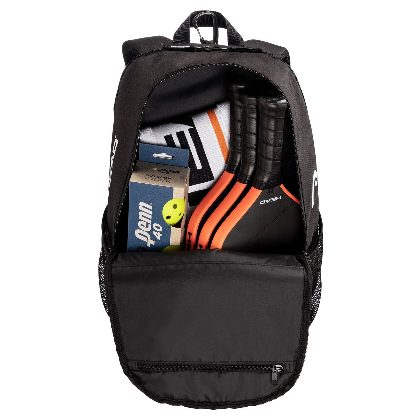 Head Pickleball Tour Backpack 22L with multiple compartments, straps, and sporty design for carrying pickleball gear.