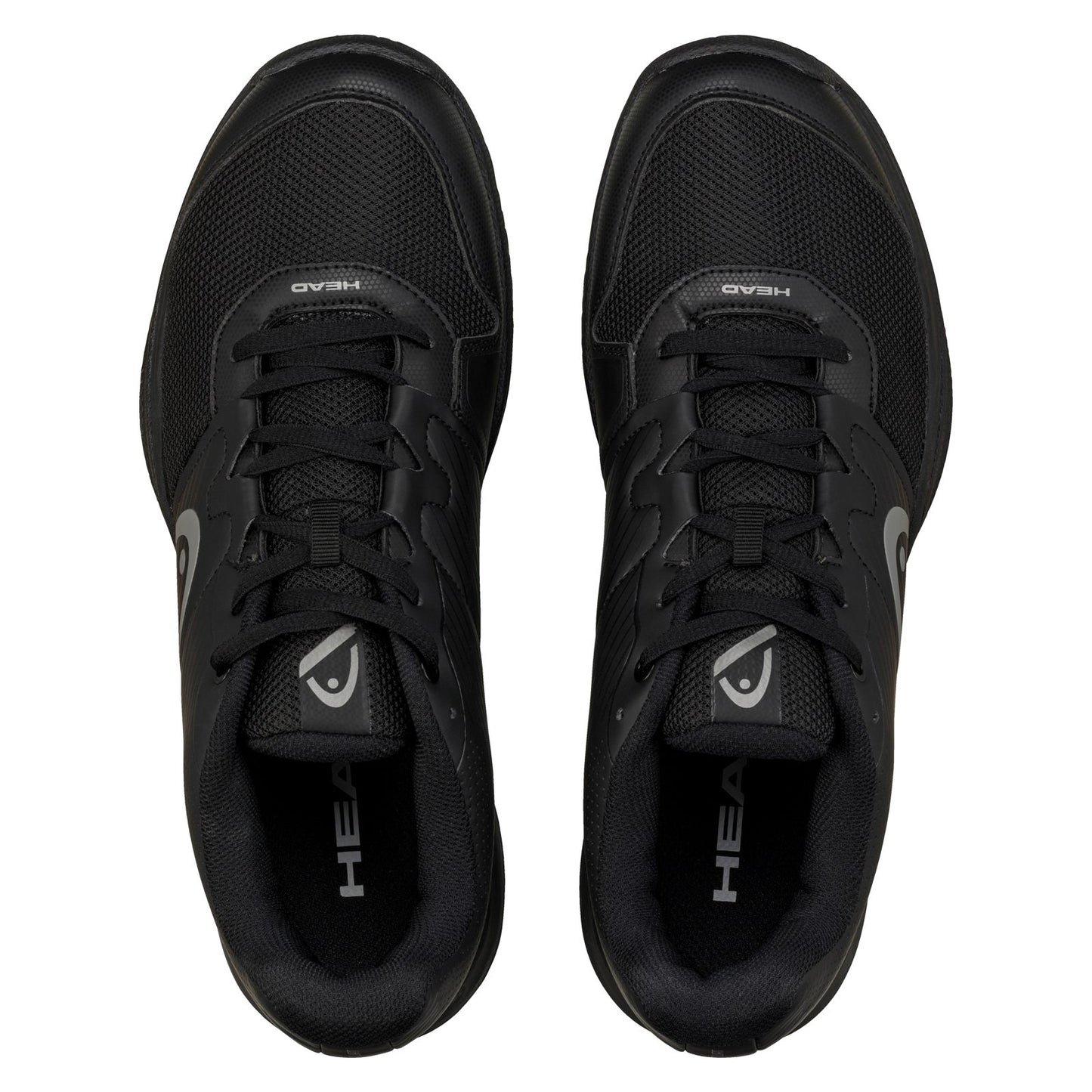 Men's Head Revolt Court tennis shoe with white and black design, featuring breathable mesh and supportive sole.