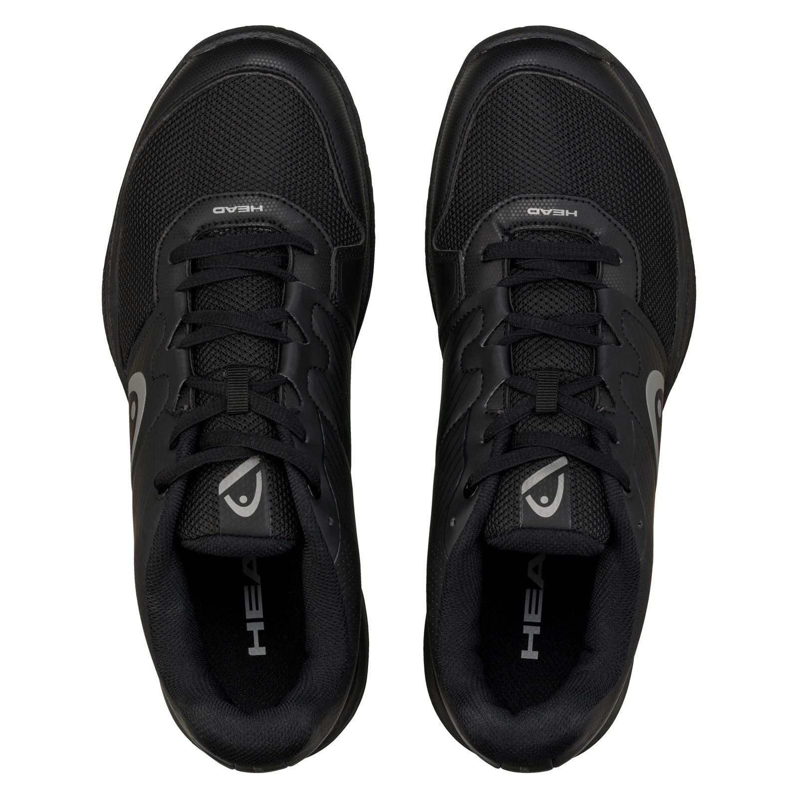 Men's Head Revolt Court tennis shoe with white and black design, featuring breathable mesh and supportive sole.