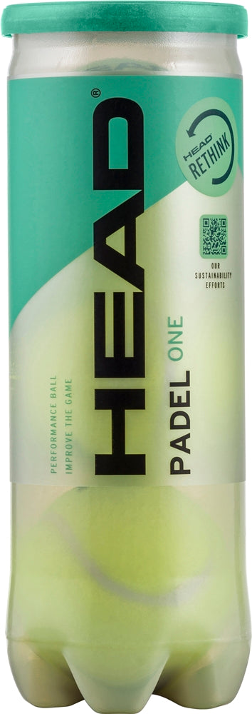 Head Padel One Balls 3-Ball Tube