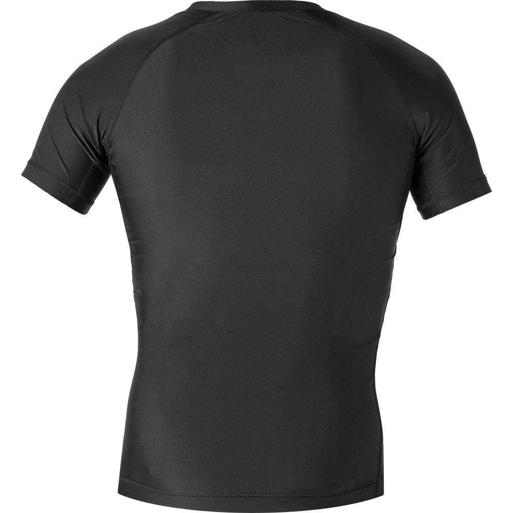 Blitz Hybrid V-Neck Short Sleeved Compression Top - Black