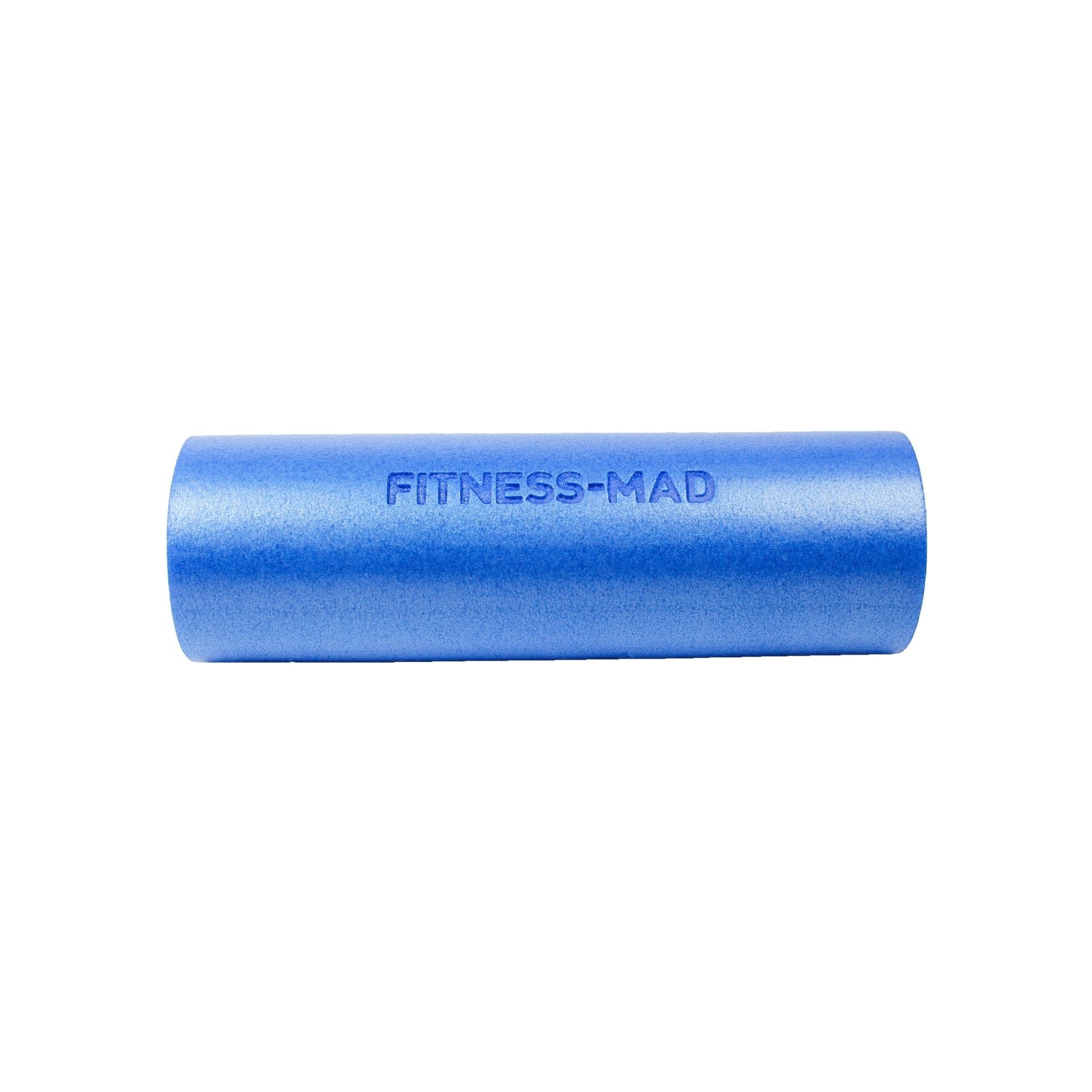 Fitness-Mad foam roller for sports and fitness, cylindrical foam exercise tool for muscle relief and recovery.