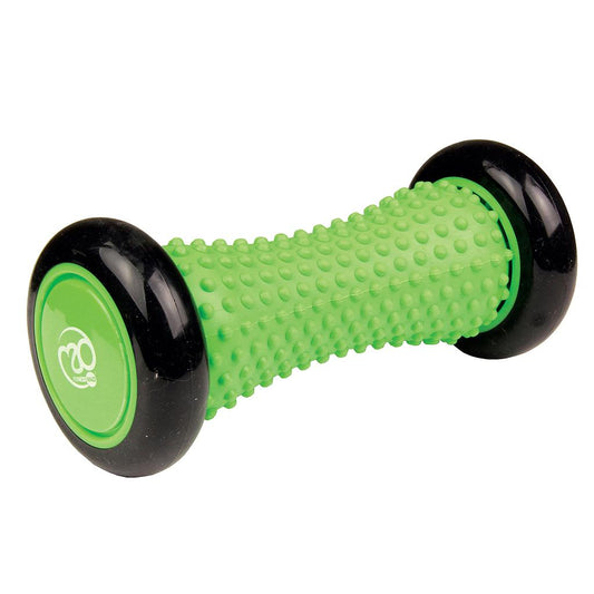 Fitness Mad foot massage roller from Sporting Goods, showing textured surface for foot muscle relief.