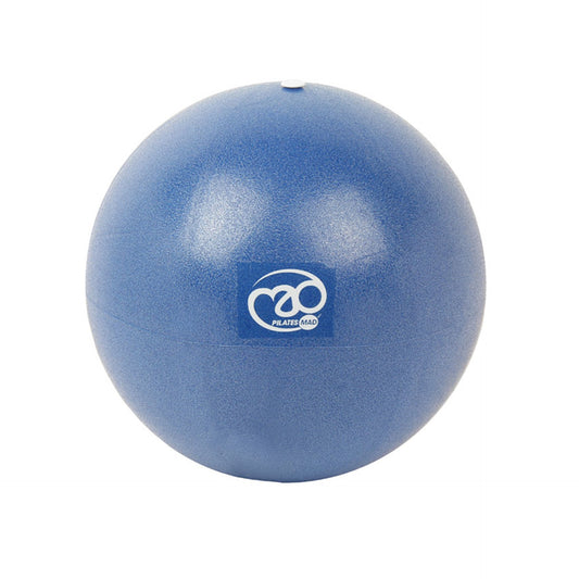 Fitness-Mad Yoga-Mad Exer-Soft Ball for exercise and fitness, shown in a close-up image with colorful surface and textured grip.