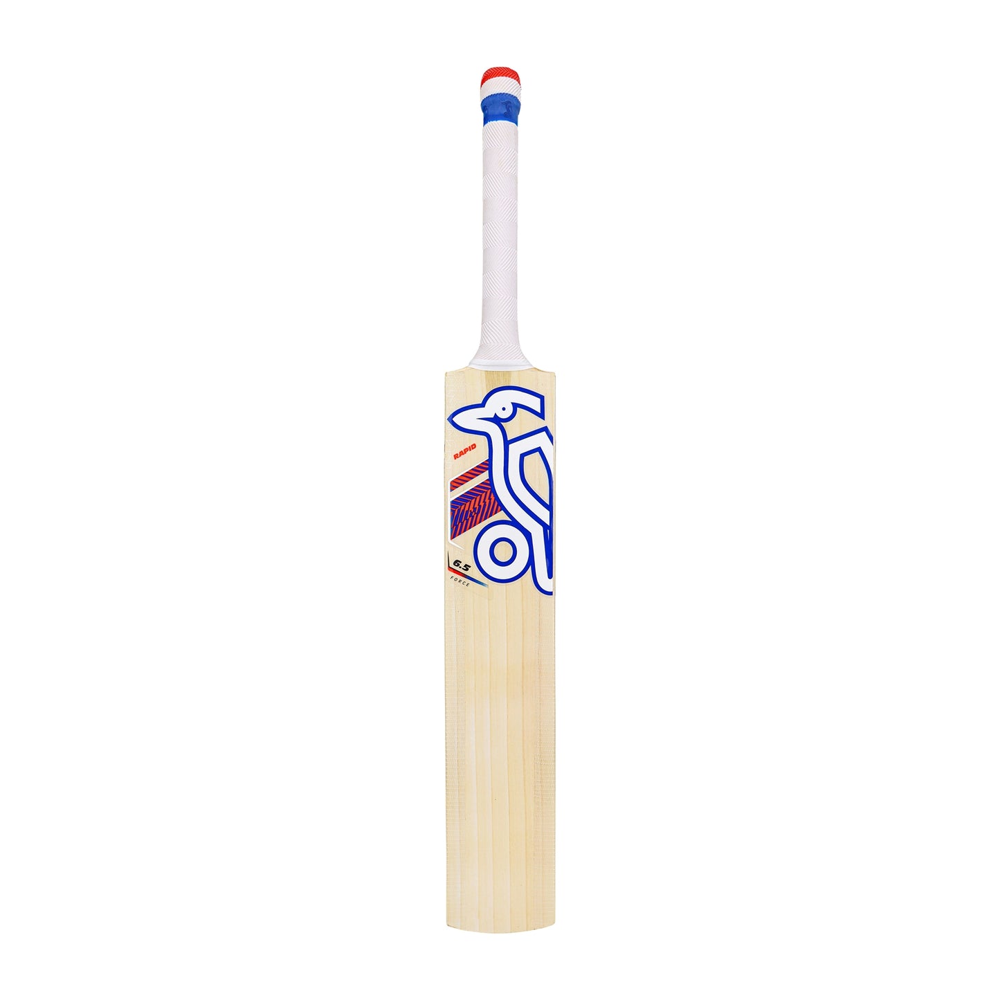 Kookaburra Rapid 6.5 Force English Willow cricket bat, full size, with a smooth wooden handle and branded logo on the blade.
