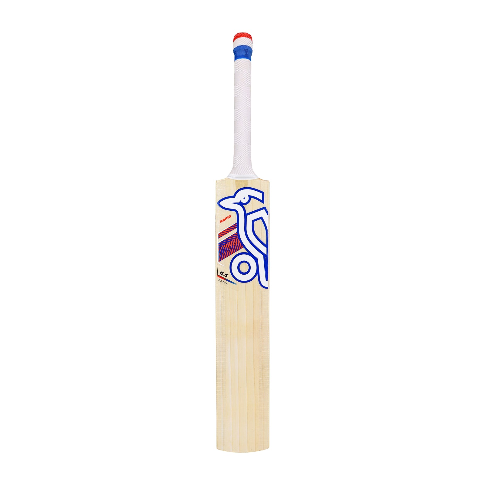 Kookaburra Rapid 6.5 Force English Willow cricket bat, full size, with a smooth wooden handle and branded logo on the blade.