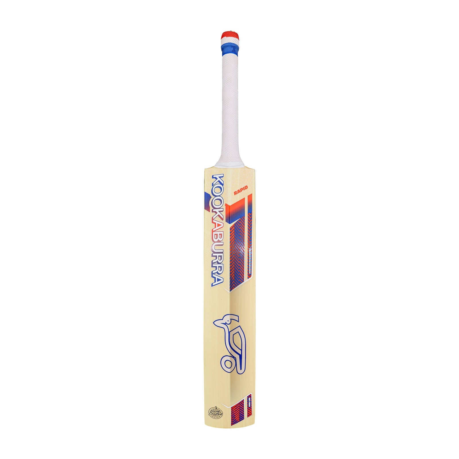 Kookaburra Rapid 6.5 Force English Willow cricket bat, full size, showing the polished blade and comfortable handle design.