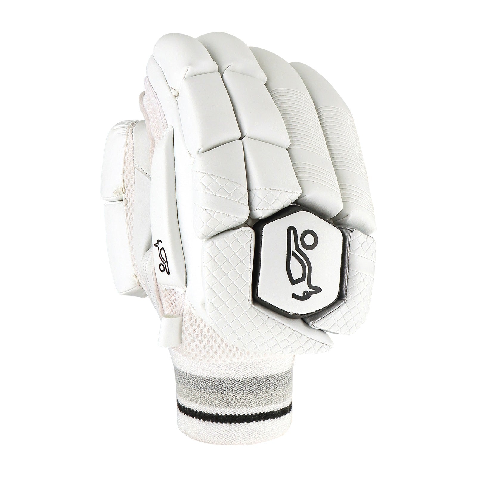 Kookaburra Batting Glove Ghost 4.1 cricket glove with padded fingers and palm for cricket batting protection.