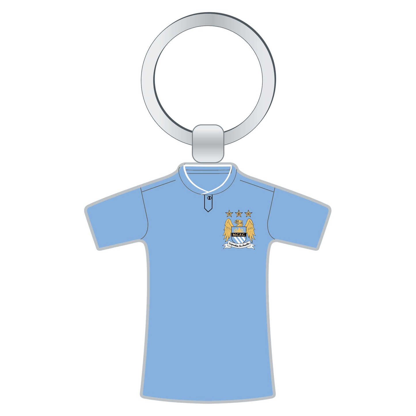 Foco Team Merchandise acrylic double-sided kit keyring featuring sporting goods design with team logo and branding.