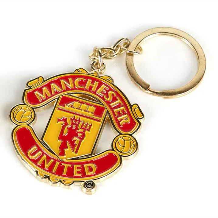 Foco Team Merchandise Crest Keyring featuring a detailed team logo and crest design on a metal keyring.