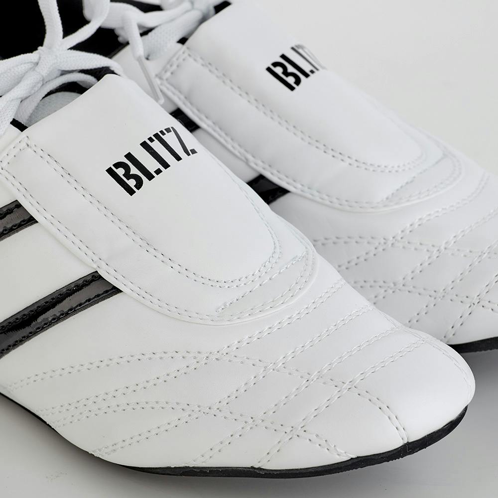 Blitz Kids Martial Arts Training Shoes - White / Black