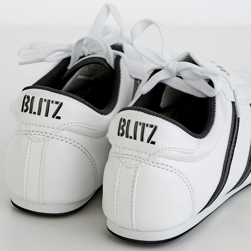 Blitz Kids Martial Arts Training Shoes - White / Black