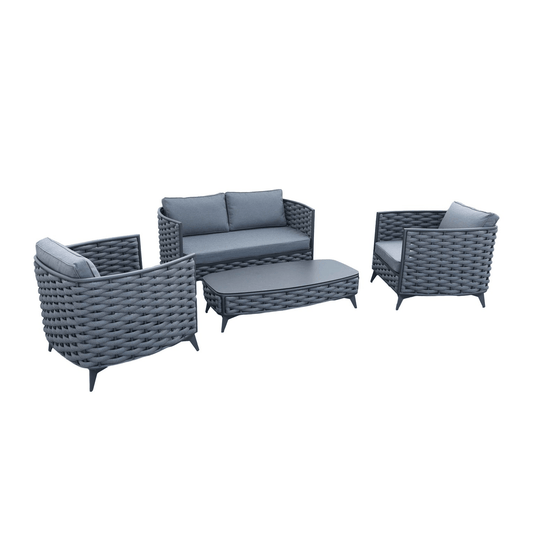 SAC Deluxe Rope Weave Patio Set