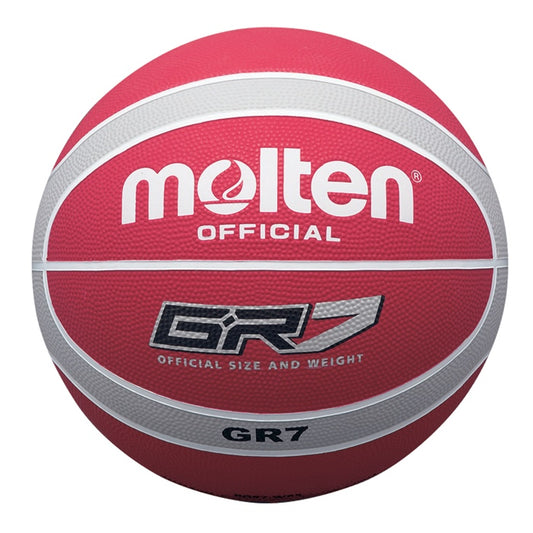 Molten Basketball Red/Silver Gr - Size 7