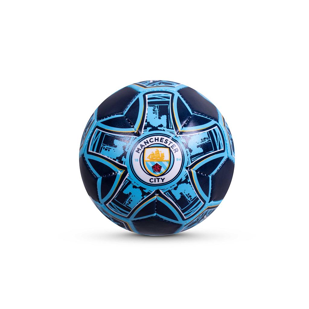 Team Merchandise 4-inch miniball, sporting goods, small basketball for training or display, with bright orange color and textured surface.