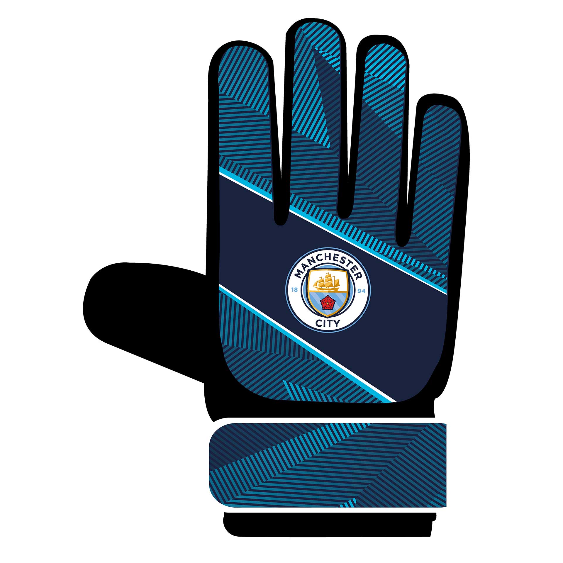 Team Merchandise goalkeeper gloves for sports, featuring padded palms and vibrant design, ideal for soccer goalkeepers.