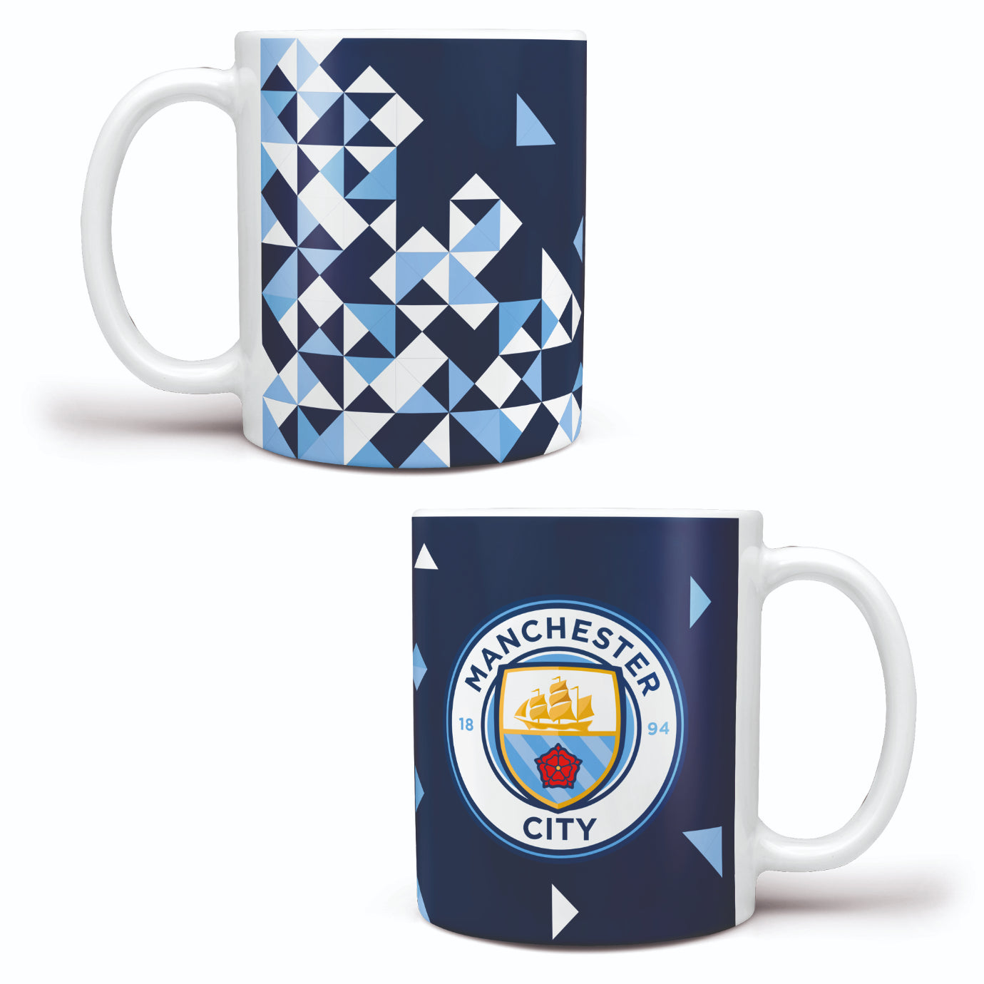 Foco Team Merchandise 11oz Particle Mug with sports team design, ceramic mug for hot beverages in a vibrant sports-themed style.
