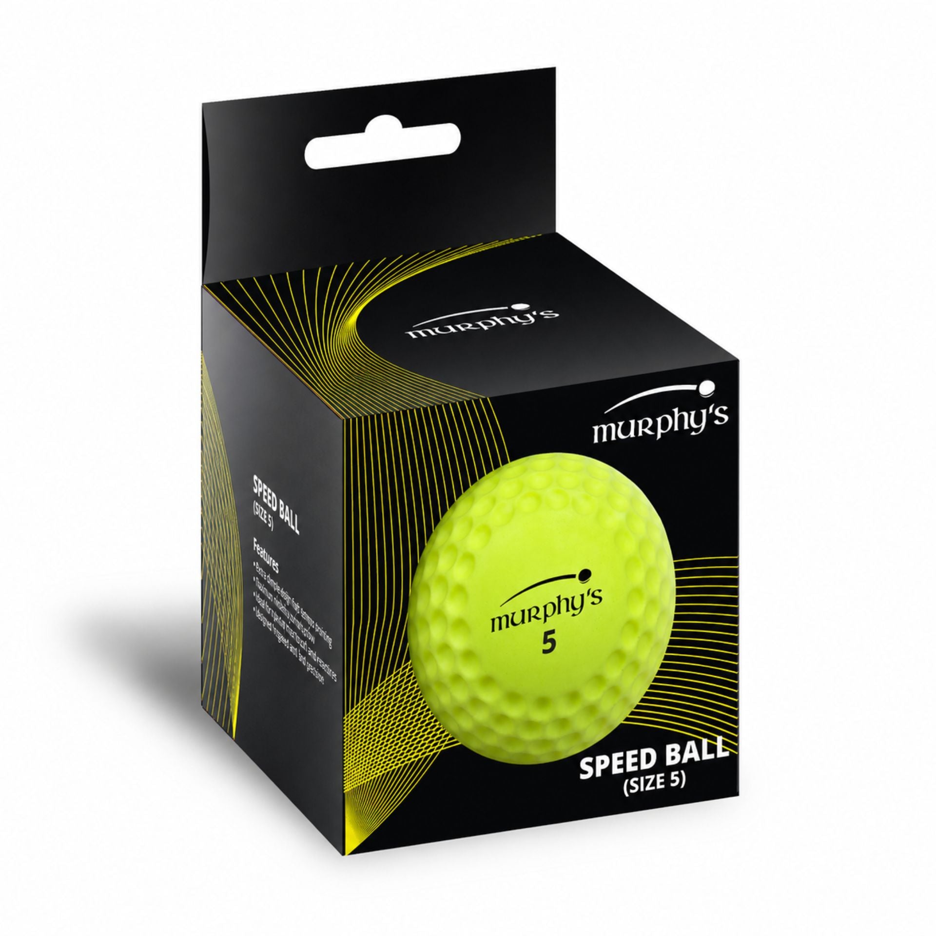 Murphy's Speed Ball single sporting goods item shown in action, featuring a durable speed ball for boxing training and fitness.