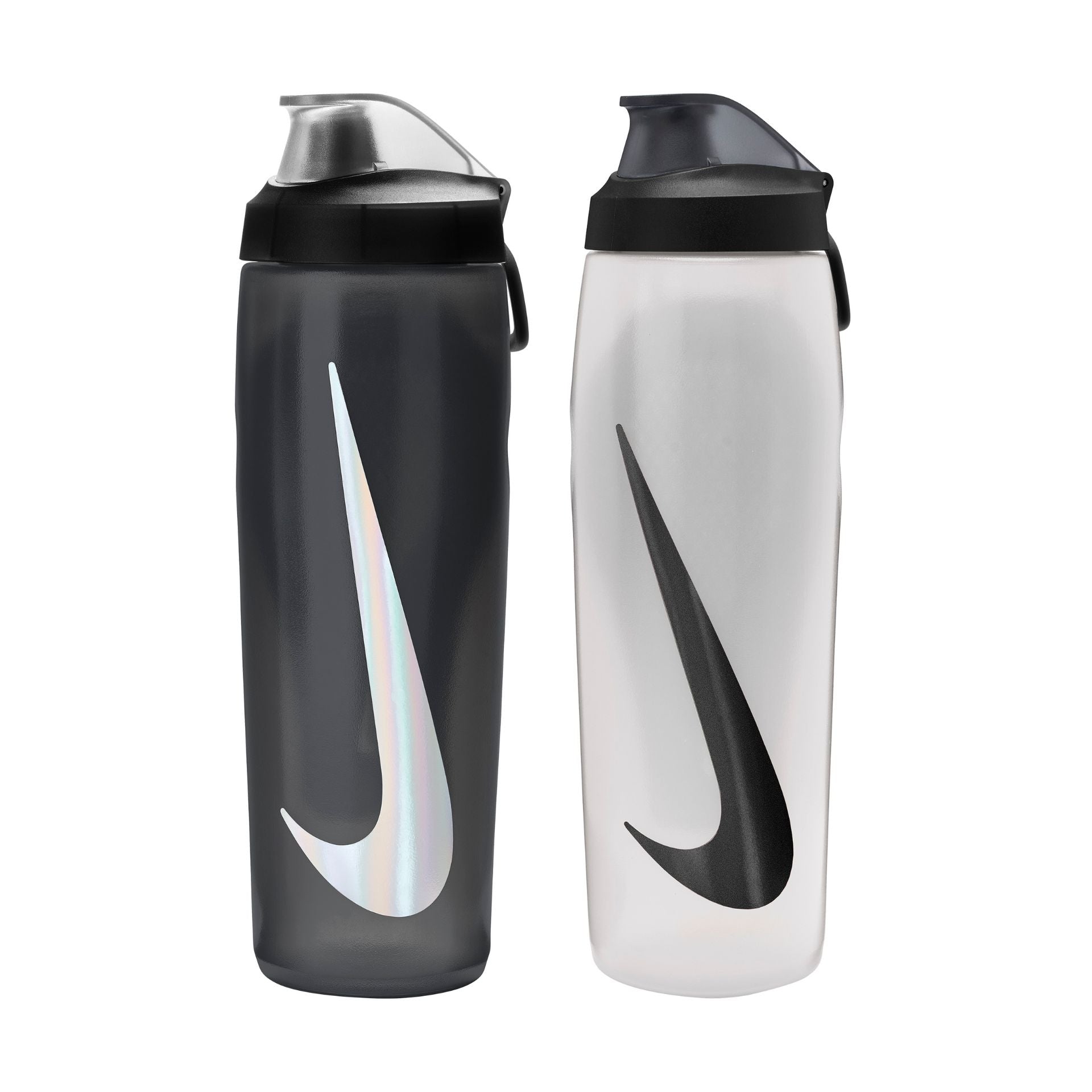 Nike Refuel 32oz sports bottle with locking lid, large secure water bottle designed for sports and outdoor activities.