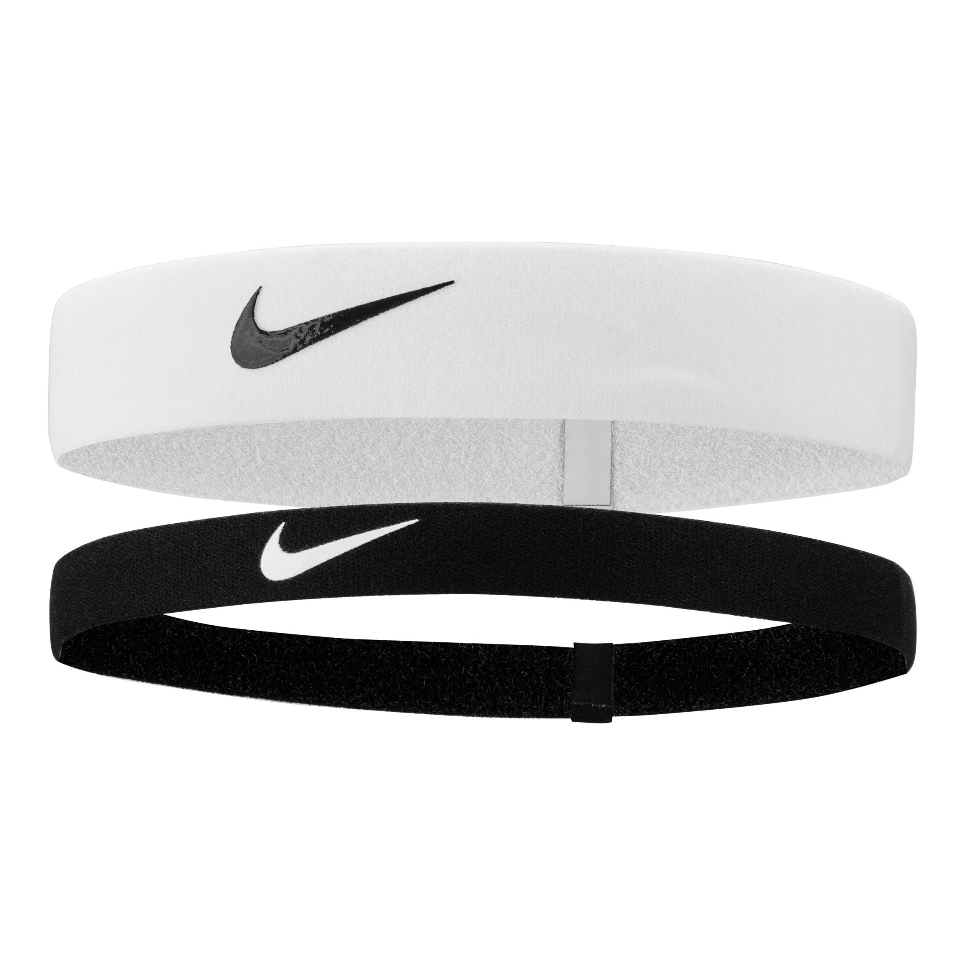 Nike Flex headband pack of 2 sports sweatbands, flexible and breathable, ideal for workout and athletic activities.