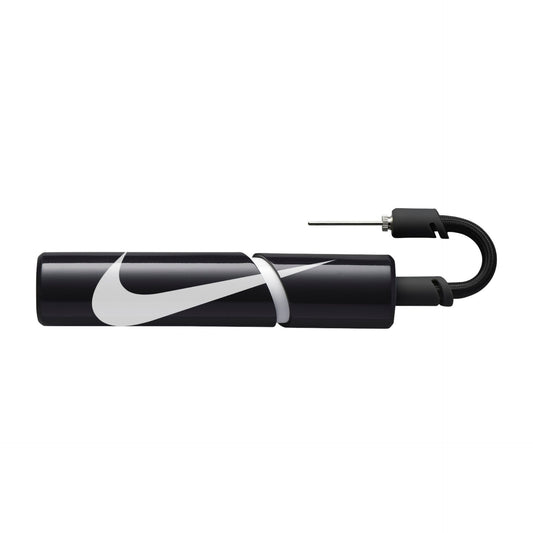 Nike Essential ball pump for sports balls, compact inflation tool with easy grip handle, designed for quick and efficient inflation.