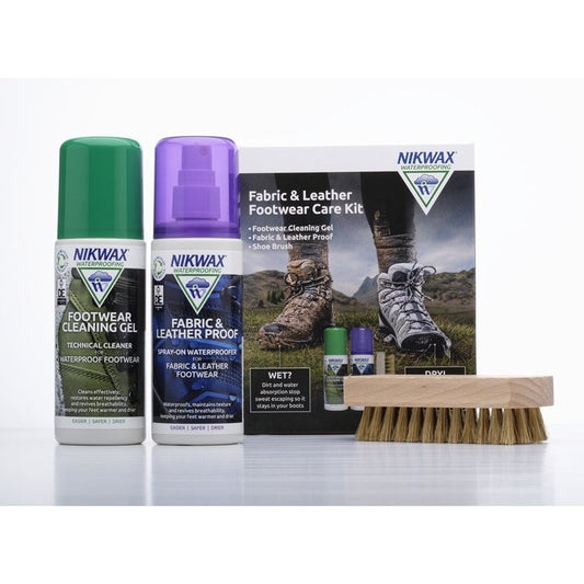 Nikwax Fabric And Leather Footwear Care Kit