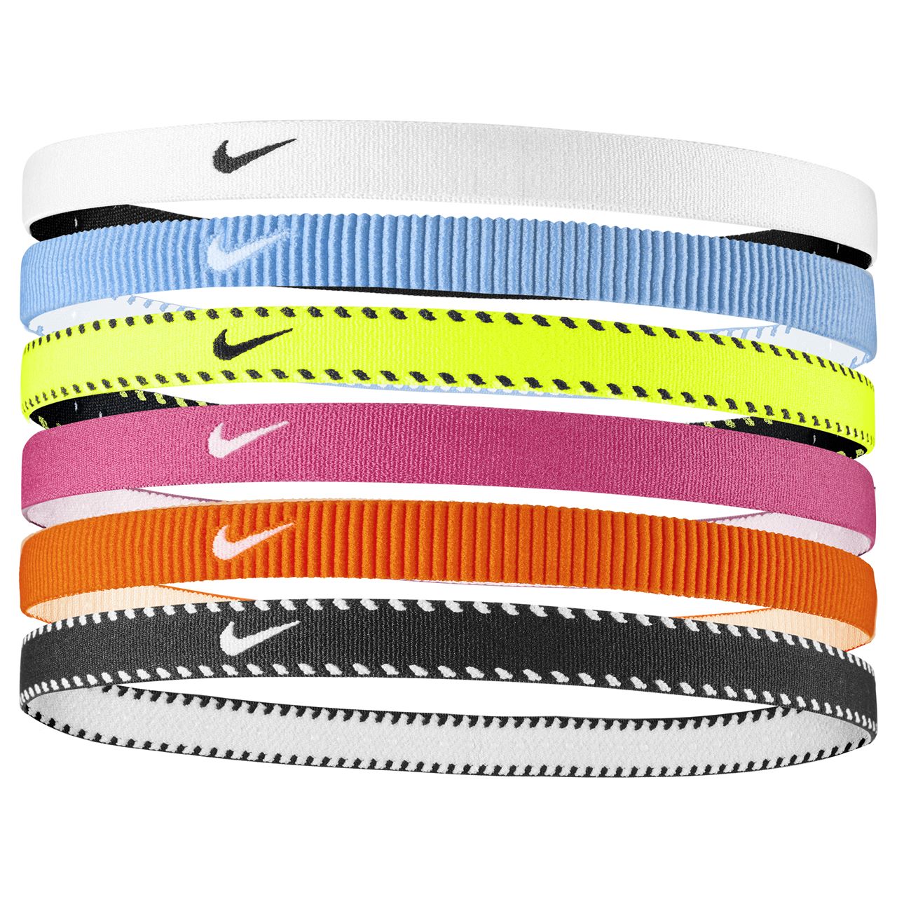 Nike Y Flex Classic Slim Hairband 6Pk