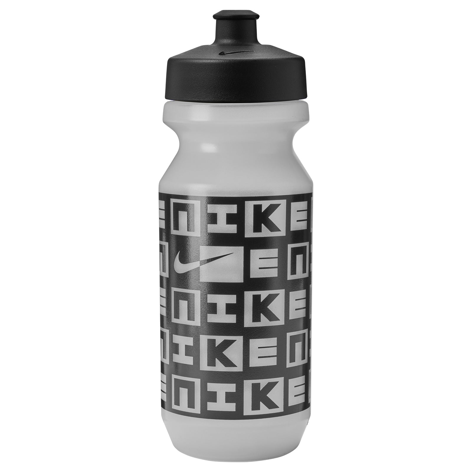 Nike Big Mouth 22oz BPA-free water bottle with wide opening, featuring a sleek design and secure lid for easy hydration.